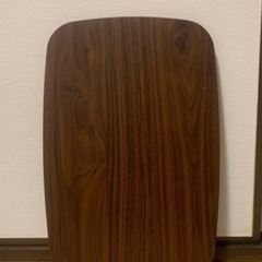 木目調折りたたみ式ローテーブルの画像