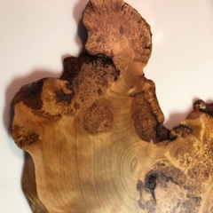 ①青森ヒバ　瘤杢　盆栽台　花台　インテリアの画像