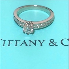 ティファニー　ブリリアントカットダイヤモンドリング 0.3ct　pt