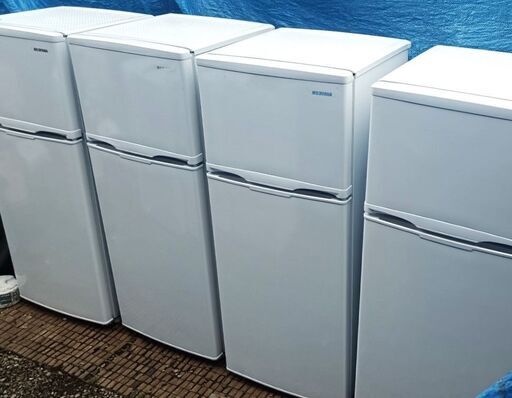★美品！お届け可！★2021年製  アイリスオーヤマ  118L　冷凍冷蔵庫　AS3IRSD-12B-W　④