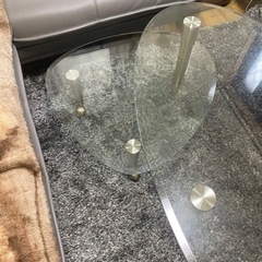 強化ガラス回転2段式テーブルの画像