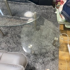 強化ガラス回転2段式テーブルの画像