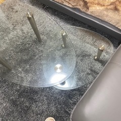 強化ガラス回転2段式テーブルの画像