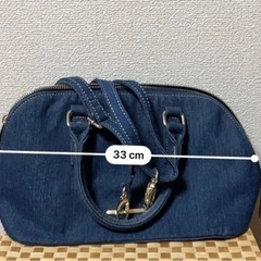 OZOC デニムハンドバッグの画像