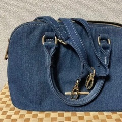 OZOC デニムハンドバッグの画像