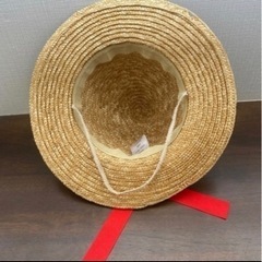 女児用 麦わら帽子の画像