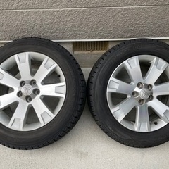 デリカD5 MC前純正ホイール＋スタッドレス（4本）