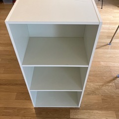 差し上げます　カラーボックス　白
