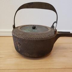 骨董　鉄瓶　時代不明