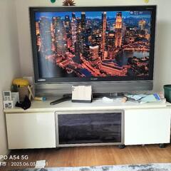 46インチのテレビ＋テレビ台付