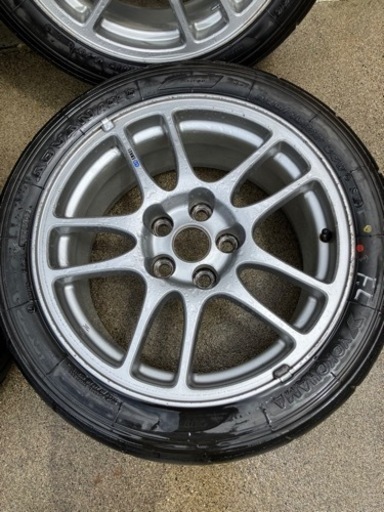 三菱ランエボ純正17インチ ヨコハマA050 235/40R17