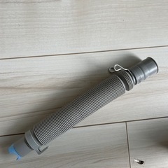 洗濯機用 排水ホース 延長用 取替用 (伸縮式 取付簡単) GA-LD005 グレー 長さ33cm~84cmの画像