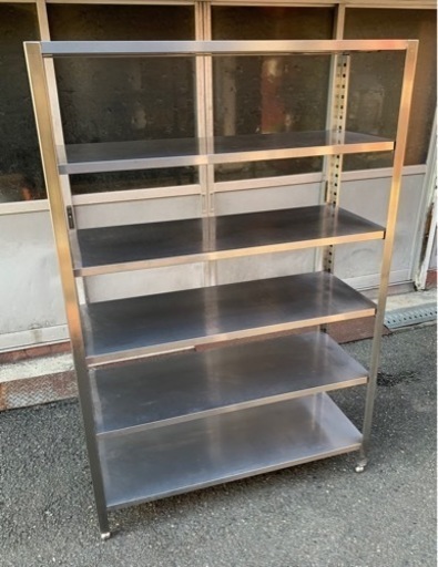 大型 業務用 棚 商品ディスプレイ 店舗什器 1200×450×1800 商品スタンド 備品棚 陣列棚 店舗用品 システム什器材 厨房機材 機器 大阪発