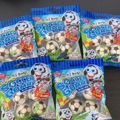 サッカーグミ　地球グミ　お菓子