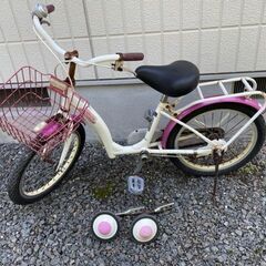 子ども用自転車（女の子）　１８インチ　TAKEDA　Happy ...