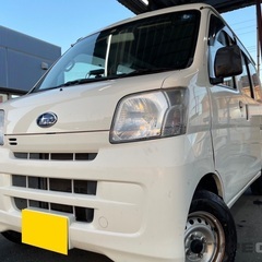 27年式 ☆月々1万円〜分割可‼️働くくるま軽バン入りました！車検2年付き！【名義変更代込み】車内広い！人気のスバル サンバーバンVB 5MT ‼️純正オーディオ付き♪両側スライドドア☆ドラレコ付☆そのまま乗って帰れます‼️の画像