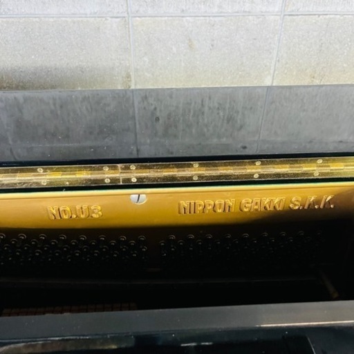 YAMAHA ヤマハ アップライトピアノ NO.U3 NIPPON GAKKI 楽器  配送します。