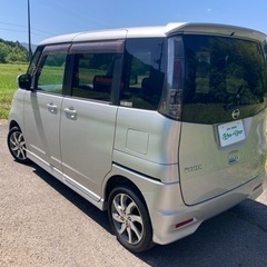 ルークス 車検7年7月 9万㌔ 左側電動 ナビ Bカメラ Bluetoothの画像