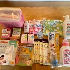ベビー用品　搾乳機、消毒ケース、その他新品多数