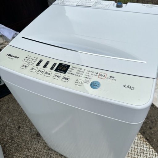 4.5キロ　洗濯機です。