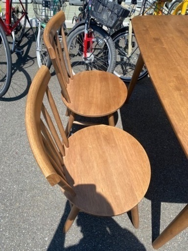 ダイニングテーブルセット　長椅子　椅子2脚　中古　リサイクルショップ宮崎屋佐土原店R5.6.3