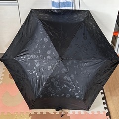 【新品未使用】折りたたみ傘 バラ柄の画像