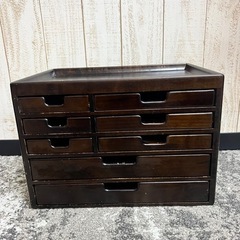 昭和レトロ 小物入れ 🌟 古民家 アクセサリーケース 総唐木 森...