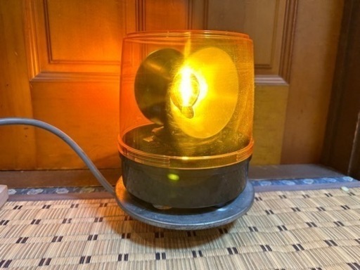 パトライト　黄色　100v KG-100 回転灯