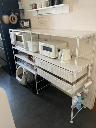 無印　スチールユニットシェルフ　セット