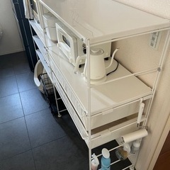 無印　スチールユニットシェルフ　セットの画像