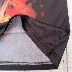新品 半袖 Tシャツ メンズ ブラック 3XL 4L スカル ドクロ 夏 サマー オシャレ カッコイイ 両面プリント 派手Tシャツ 大きいサイズの画像
