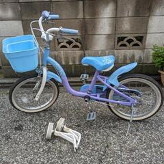 女の子 自転車 16インチ アナと雪の女王