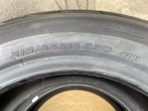 はめ替え工賃込み！新品在庫品215/55R16 ヨコハマADVAN FLEVA V701 未使用2本セット！処分特価！