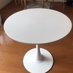 【値下げしました】ラウンドテーブル　70cm   インテリア　ホ...