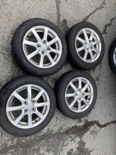 【受渡決定】夏タイヤ・ホイールセット　155/65/R14【札幌・胆振圏配送無料】