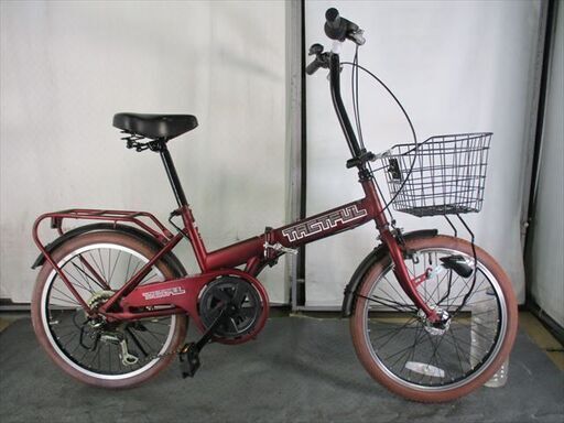 C821★9800円★折りたたみ【20インチ 　ワインレッド】