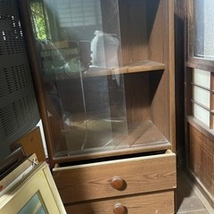 アンティーク棚 本棚 飾り棚