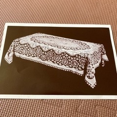 レース調のテーブルクロスの画像