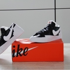 sacai ✖️ Nike Blazer Low  <Black Patent Leather> 27.0cmの画像