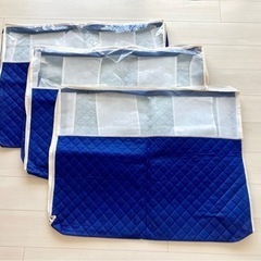 羽毛布団保存ケース（薄型、消臭）3枚セット(美品)