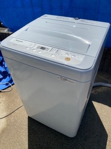 お薦め品‼️洗浄済み‼️パナソニック洗濯機6kg 2018年