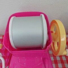 アイスクリームメーカー2 おうちで簡単 バニラアイス ピンク 夏の画像