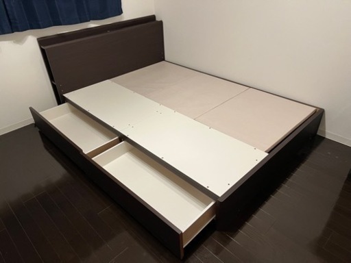 ダブルベッドフレーム　ニトリ　カイトシリーズ