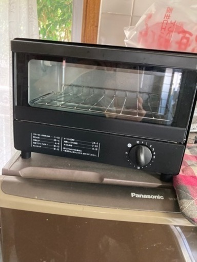 オーブントースター ブラック黒 シンプル