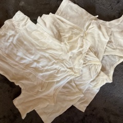 新生児の肌着　無地・白の画像