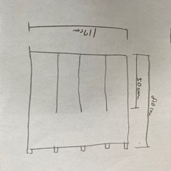 のれん　無地　大　3枚の画像