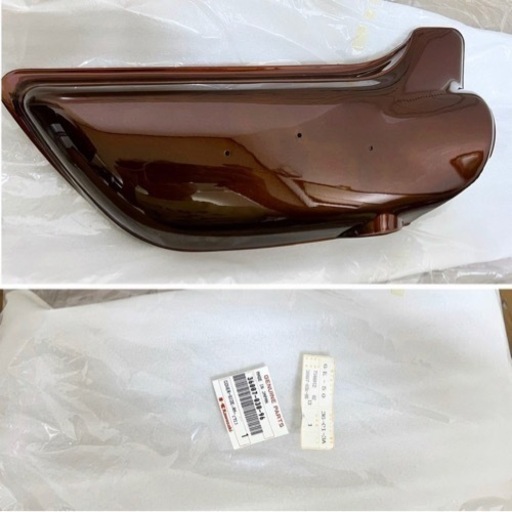 ⑤ 完全未使用品デッドストック！難あり 純正 当時物 Z1 Z2 右側 サイドカバー 36007-030-96 火の玉カラー/NOS/750RS/SS/マッハ