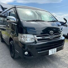 ハイエース　2.7スーパーGL　レジアスエース　4WD　黒　12...