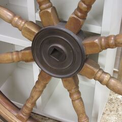 舵輪 アンティーク 骨董 舵 舵輪 船かじ 操縦ハンドル ビンテージ