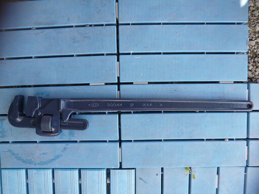 MCC パイプレンチ 900mm パイレン 水道 空調 配管用工具/塗装済み・中古品・本体のみ